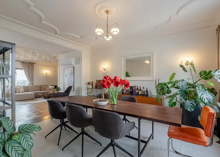 One-of-a-kind Downtown Penthouse, 270-degree Views, Two Terraces, Fireplaces, Grill