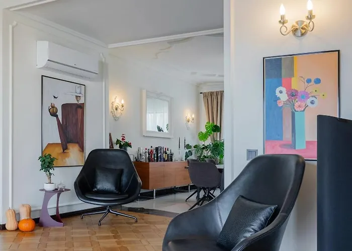 One-of-a-kind Downtown Penthouse, 270-degree Views, Two Terraces, Fireplaces, Grill * Bukarest