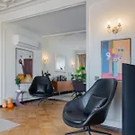 One-of-a-kind Downtown Penthouse, 270-degree Views, Two Terraces, Fireplaces, Grill * Bukurešť
