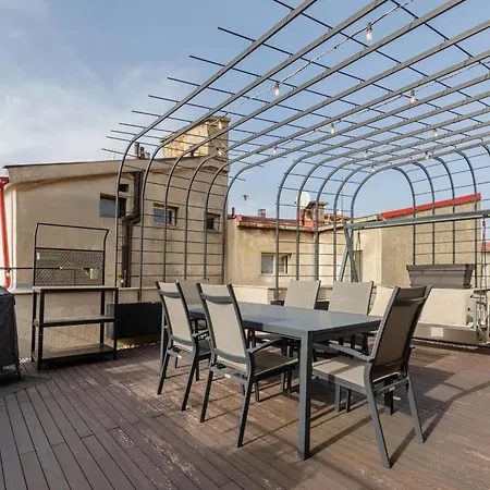 One-of-a-kind Downtown Penthouse, 270-degree Views, Two Terraces, Fireplaces, Grill