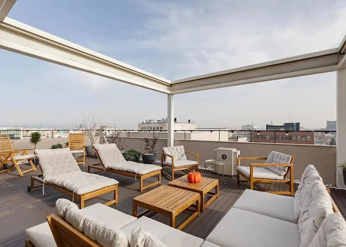 Apartament One-of-a-kind Downtown Penthouse, 270-degree Views, Two Terraces, Fireplaces, Grill *