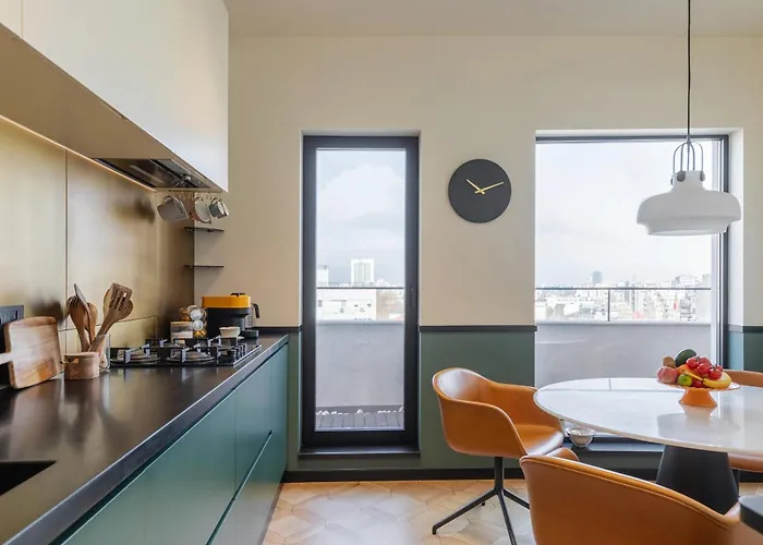 דירה One-of-a-kind Downtown Penthouse, 270-degree Views, Two Terraces, Fireplaces, Grill