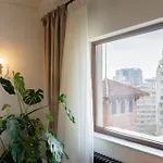 One-of-a-kind Downtown Penthouse, 270-degree Views, Two Terraces, Fireplaces, Grill Bukarest