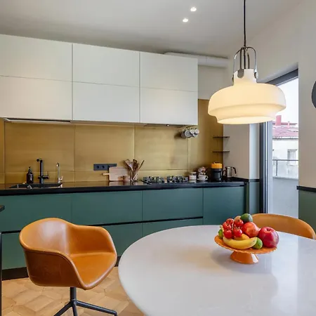 One-of-a-kind Downtown Penthouse, 270-degree Views, Two Terraces, Fireplaces, Grill * Bucarest